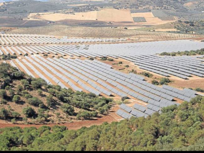 Megaparque solar en Málaga