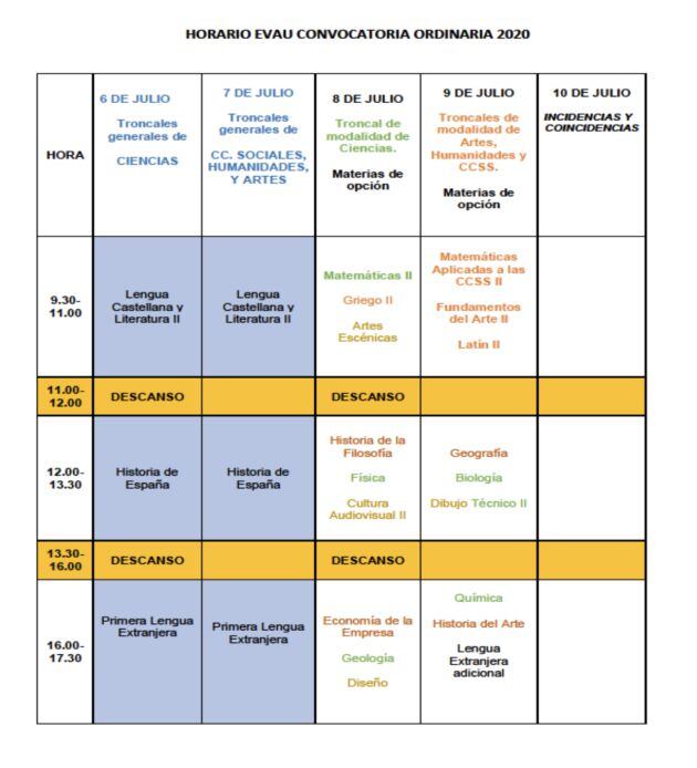 Calendario Evau 202