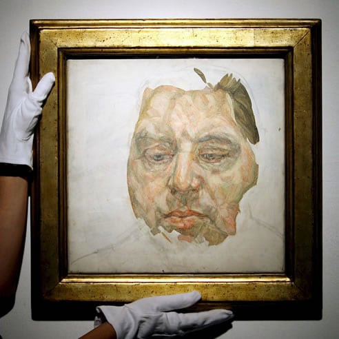 Retrato de &quot;Francis Bacon&quot;, de Lucian Freud (1982)