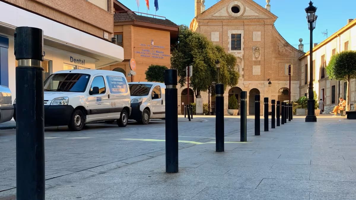 Cortada al tráfico la Travesía de Santo Domingo en Guadalajara