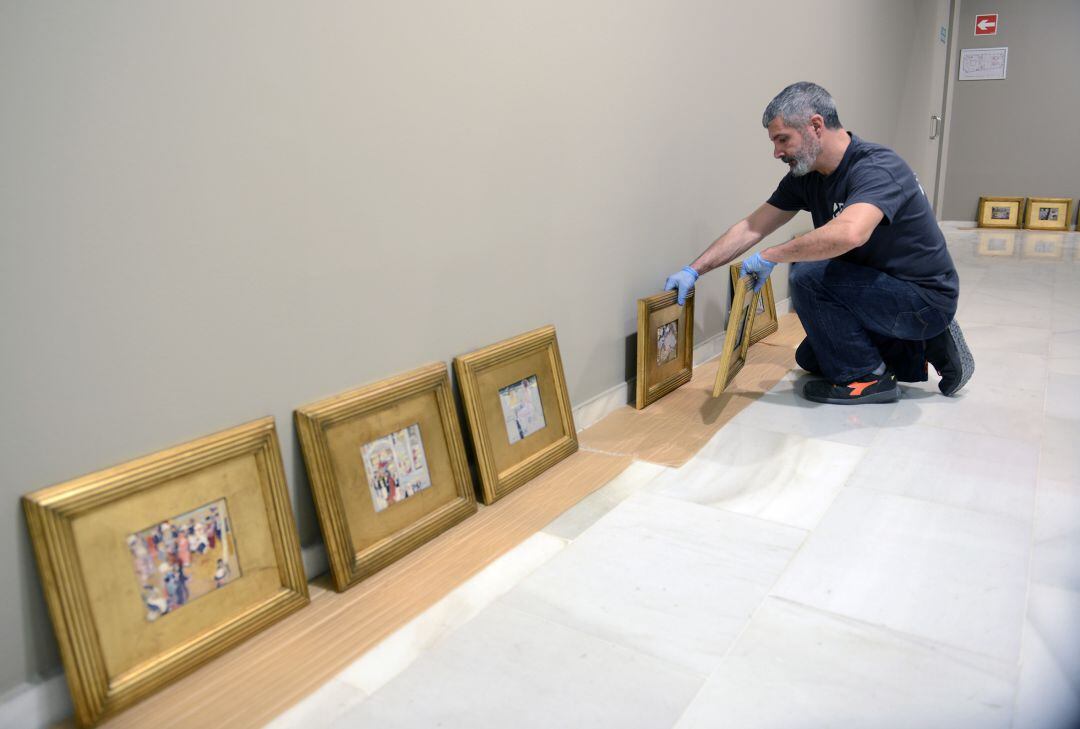 Montaje de la exposición