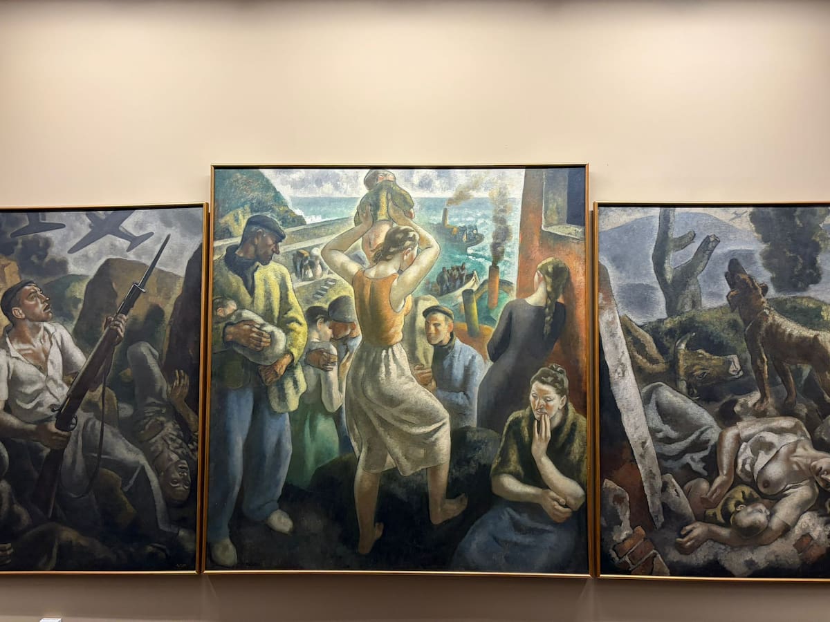 No solo Picasso pintó los horrores de la guerra