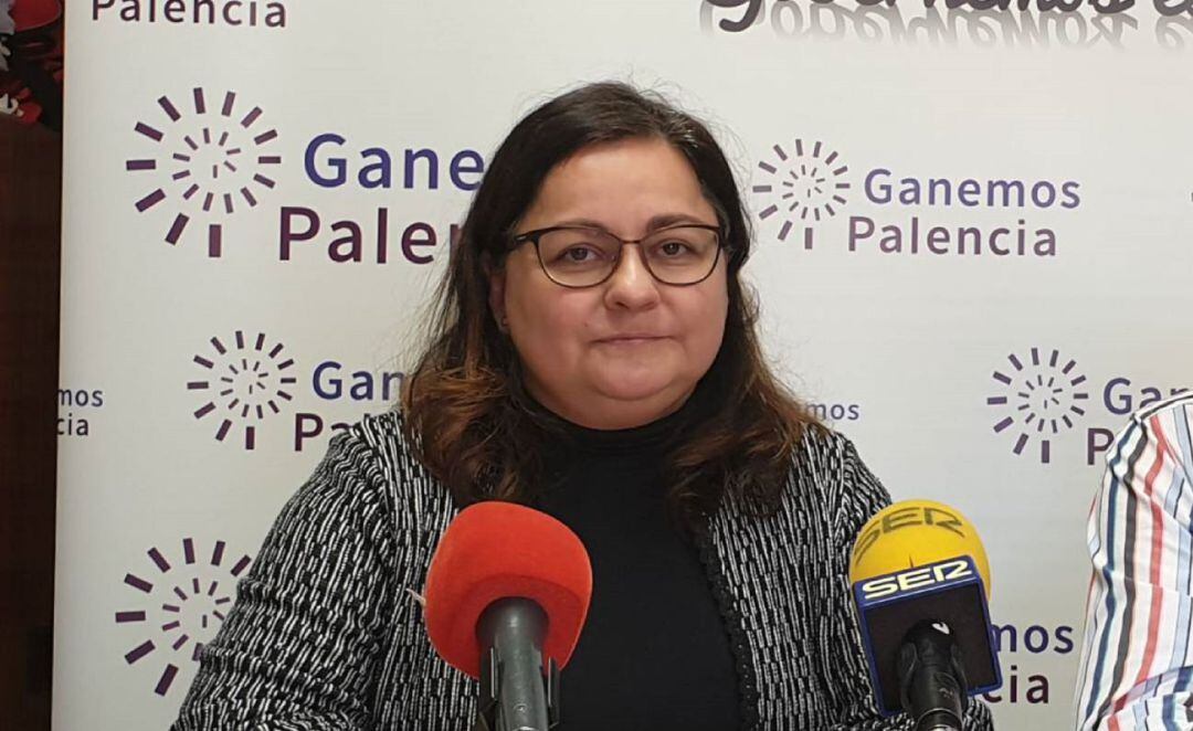 Sonia Ordóñez, portavoz de Ganemos en el Ayuntamiento de Palencia