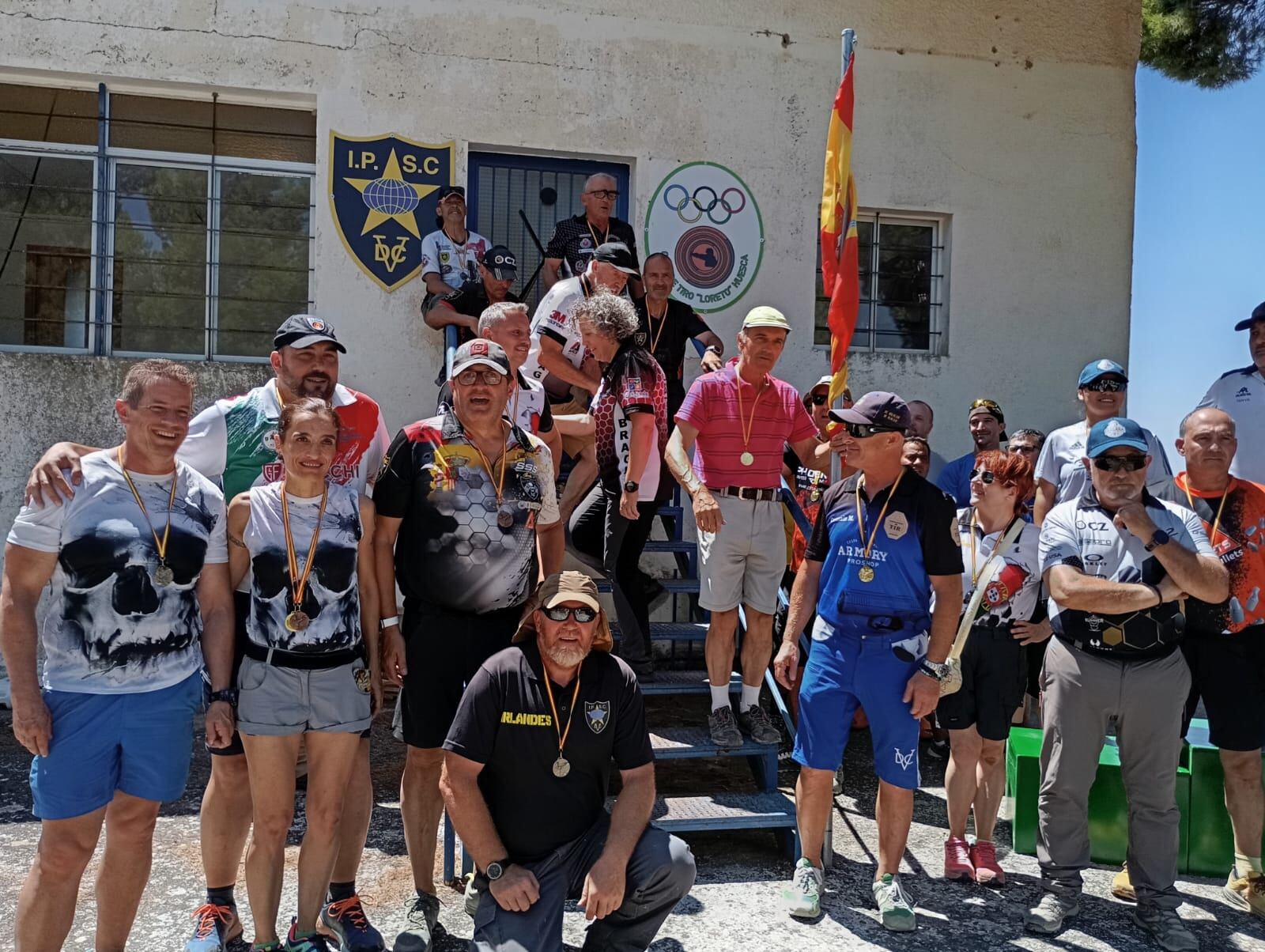 Participantes en la tirada de recorridos del CT Loreto