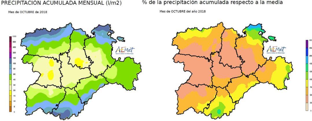 El mes de octubre fue más seco de lo normal en la provincia de Salamanca.