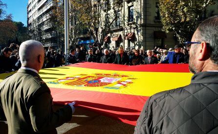 Momentos previos al izado