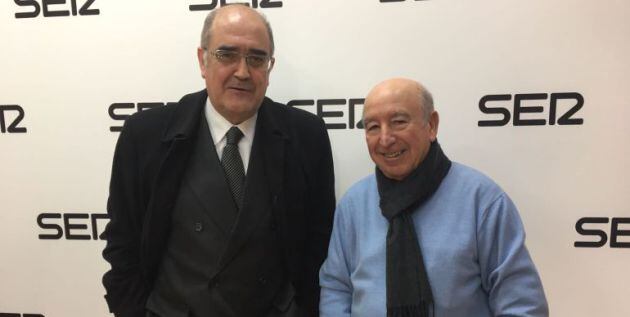 Juan Ramón Calero y Antonio Bódalo, dos de los tertulianos con más solera de la radio murciana.