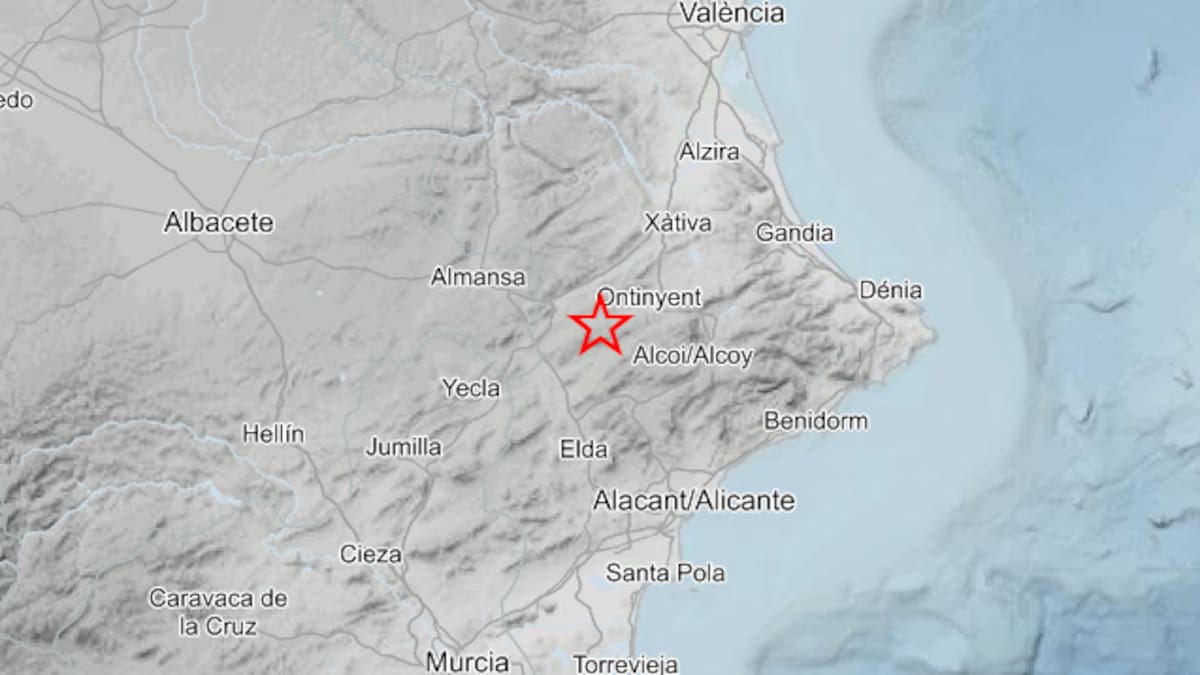 La Vall d'Albaida vive una serie de tres terremotos en menos de seis horas