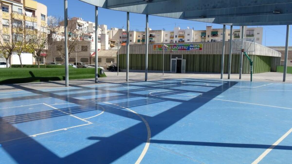 Imagen del polideportivo Marta Baldó de La Vila Joiosa