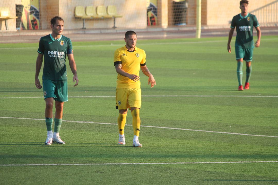 Javier Acuña, ante el Villarreal 