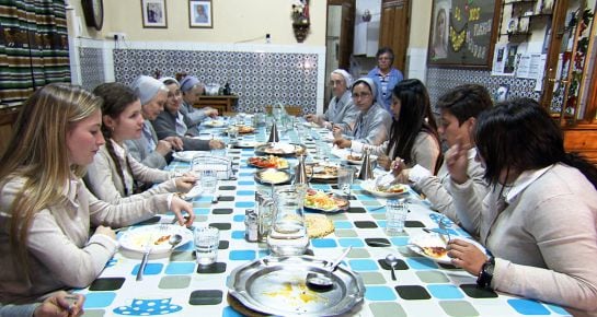 Comedor del comento en &#039;Quiero ser monja&#039;