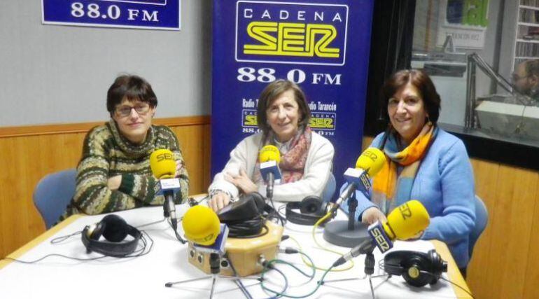 Cruz Rodríguez, Antonia Fernández y Riánsares Domínguez, de &#039;Arte y Cultura de Tarancón en Femenino&#039;.