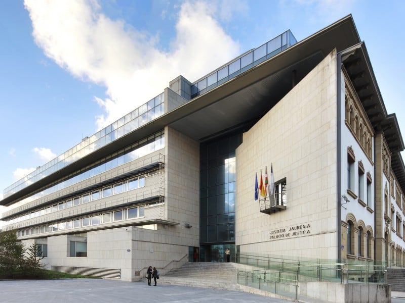 Imagen del Palacio de Justicia de Donostia- San Sebastián