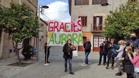 Aurora Teixidó, la tendera de Garriguella se jubila