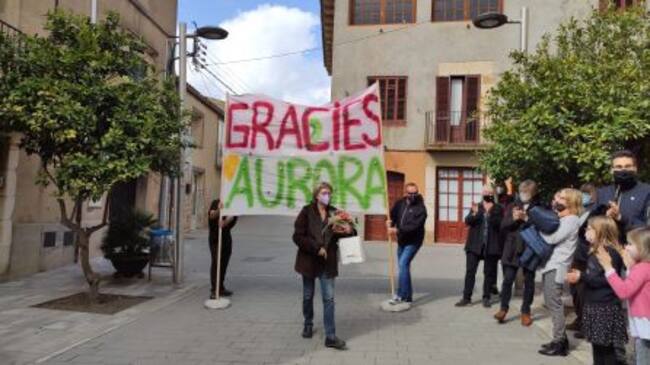 Aurora Teixidó, la tendera de Garriguella se jubila