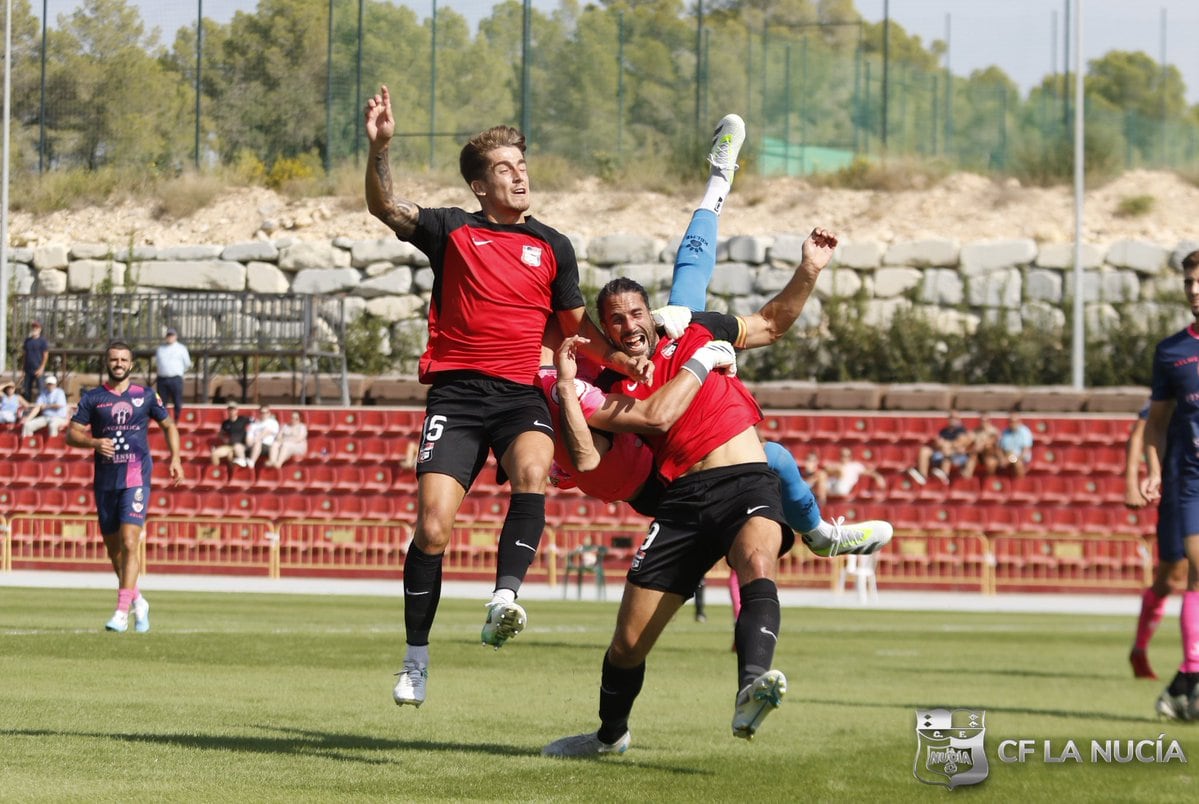 Imagen del partido entre La Nucía y la Penya Idependent