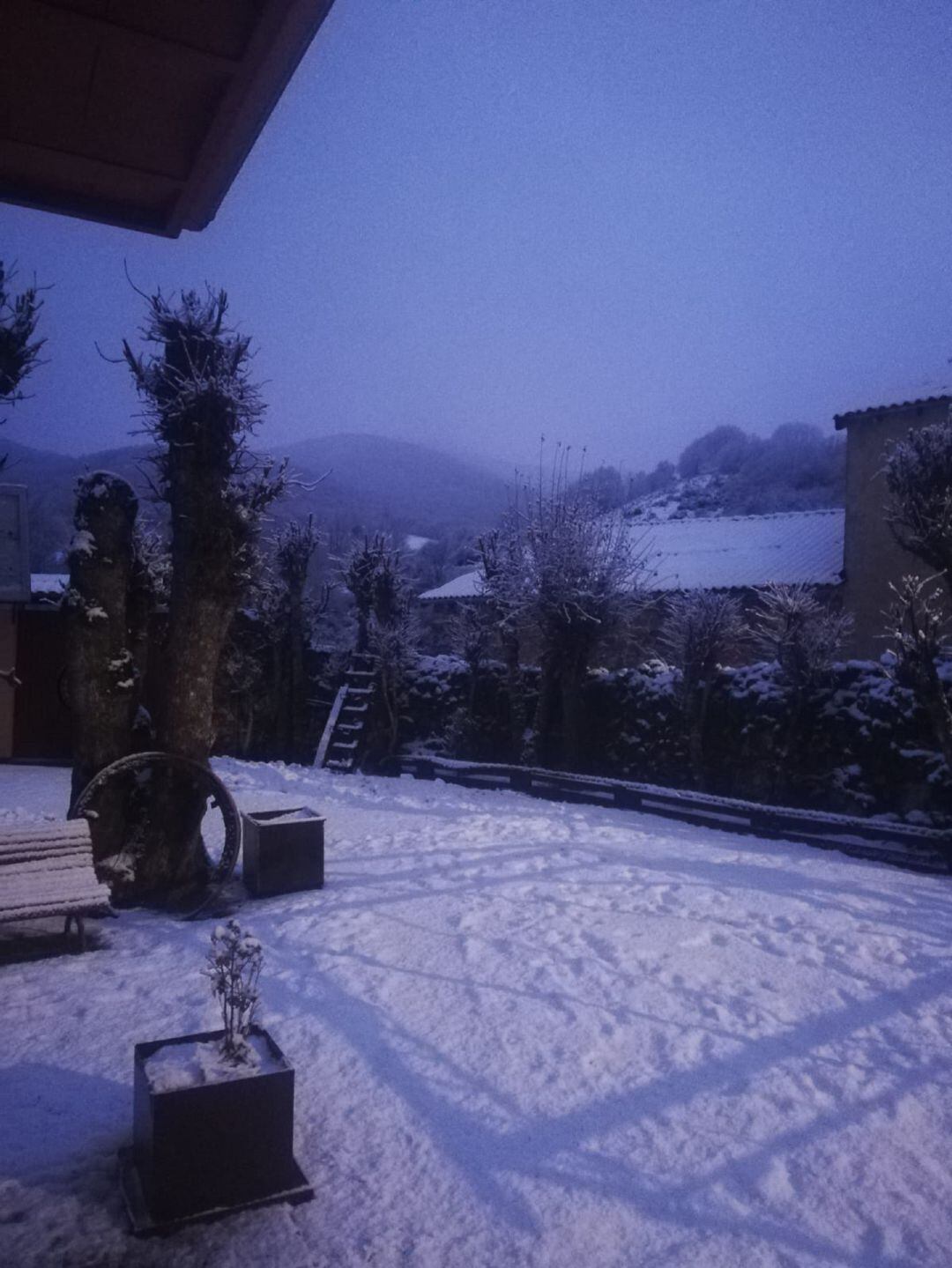 Imagen de este domingo tomada en Ventanilla (Palencia)