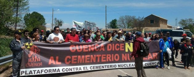 Imagen de la 9º Marcha a Pie a Villar de Cañas celebrada el 13 de mayo de 2018.