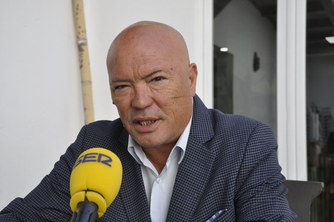 Andrés García Tébar durante la entrevista en la SER