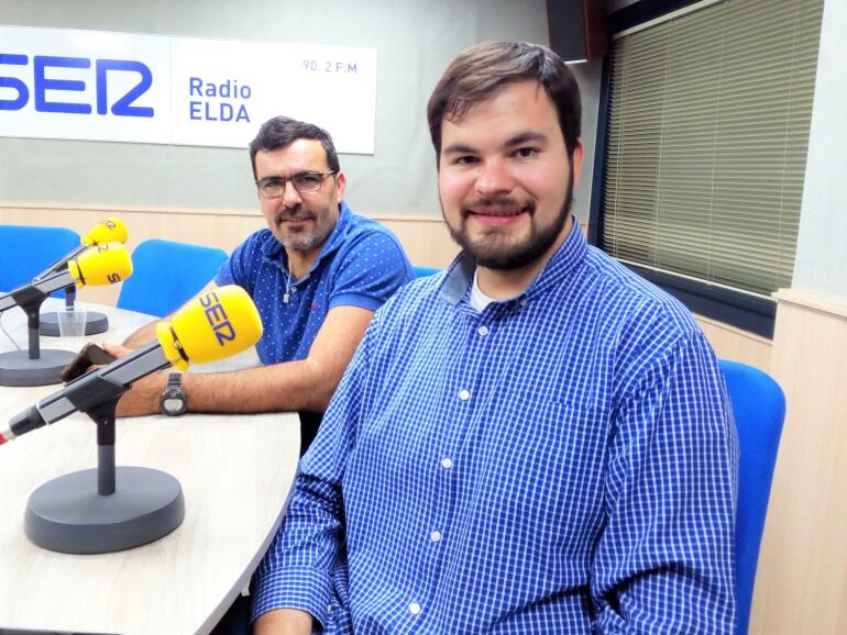 Antonio Muñoz y Miguel Ángel Rubio, Secretario en Radio Elda