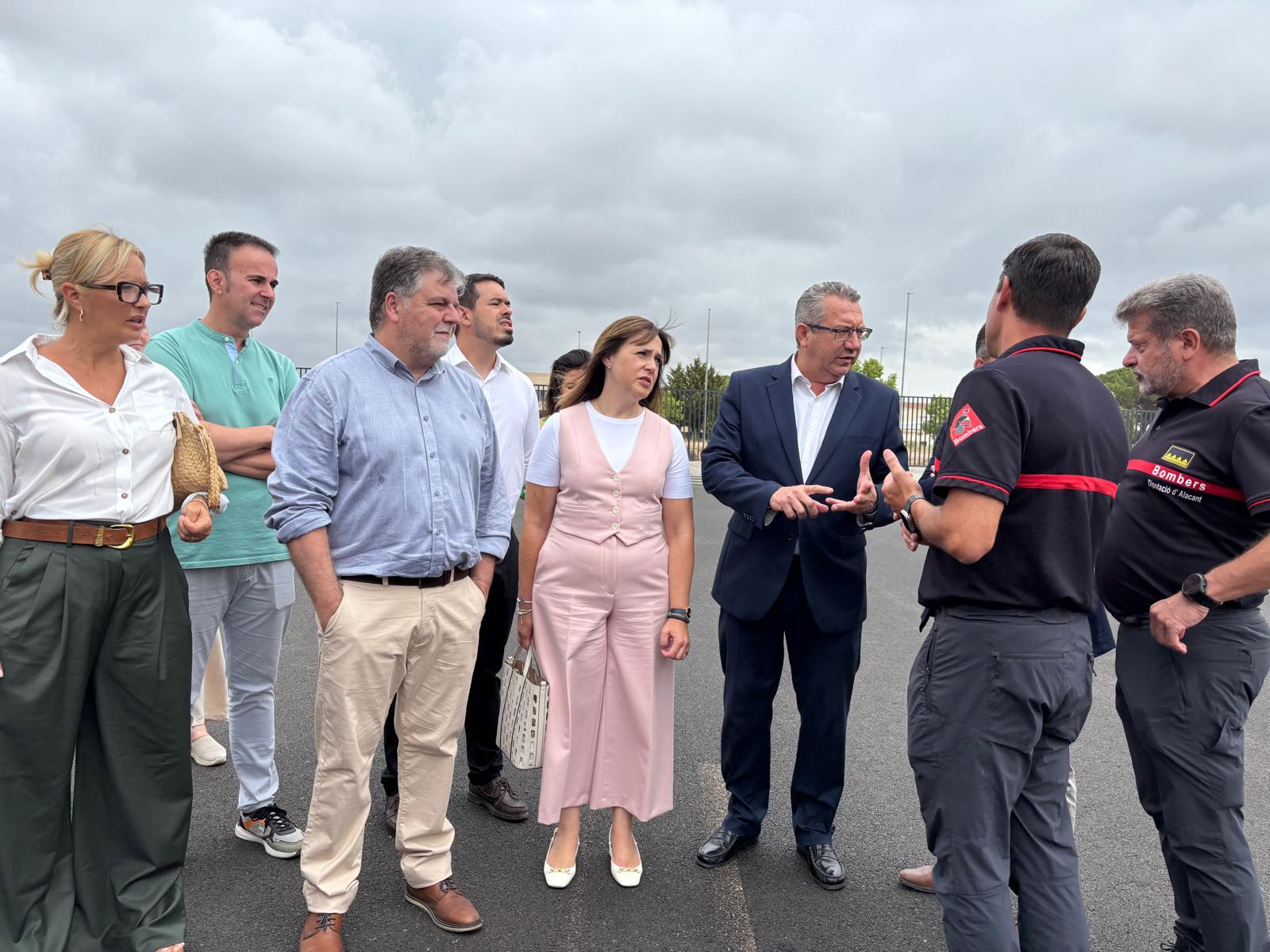 Inauguración parque de bomberos de Villena