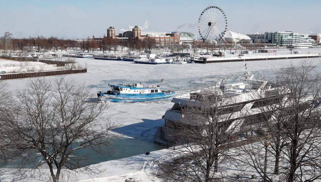 De acuerdo con los meteorólogos, las temperaturas en el área de Chicago podrían bajar a menos 31 grados centígrados.