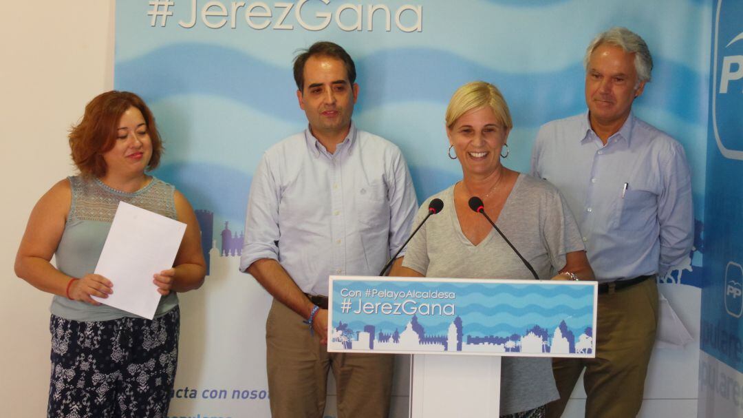 María José García Pelayo durante una rueda de prensa