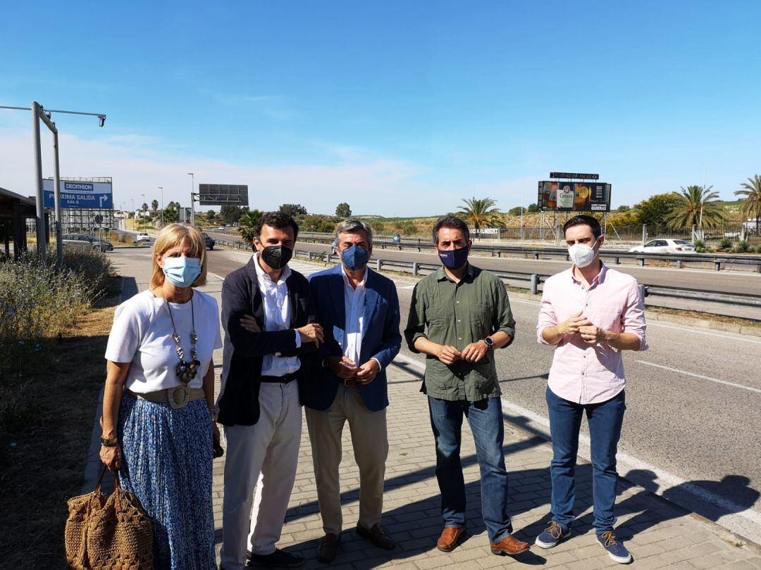 María José García Pelayo, Bruno García, Miguel Ángel Torrico, Antonio Saldaña y Jaime Espinar