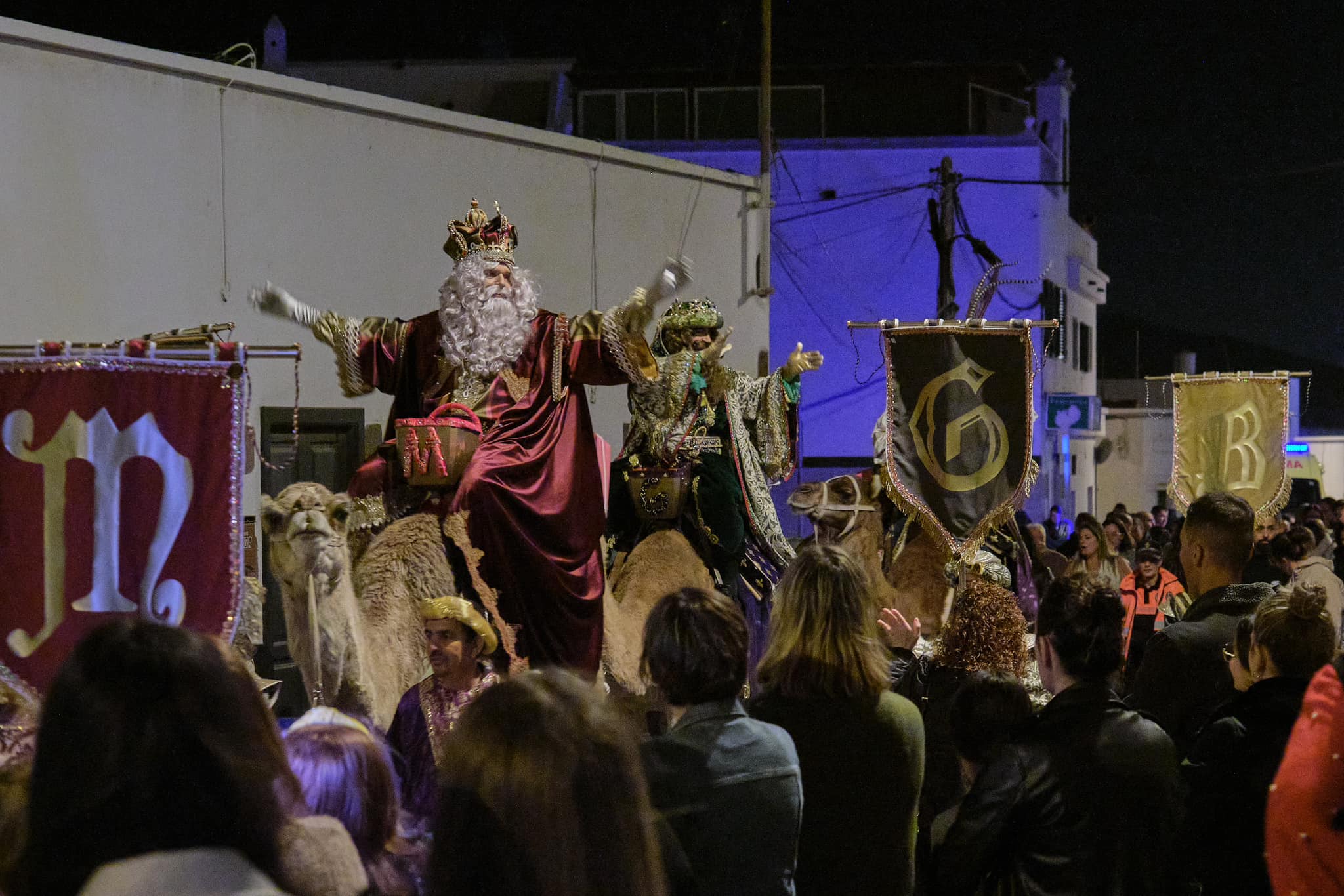 Cabalgata de los Reyes Magos en San Bartolomé de Lanzarote.