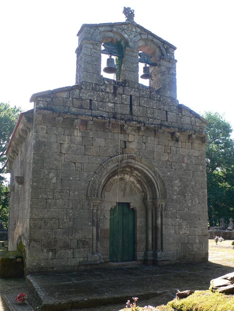 Igrexa da San Mamede de Moldes, Boborás(Ourense), donde celebrarase a misa da entrega de premios Antón Losada Diéguez