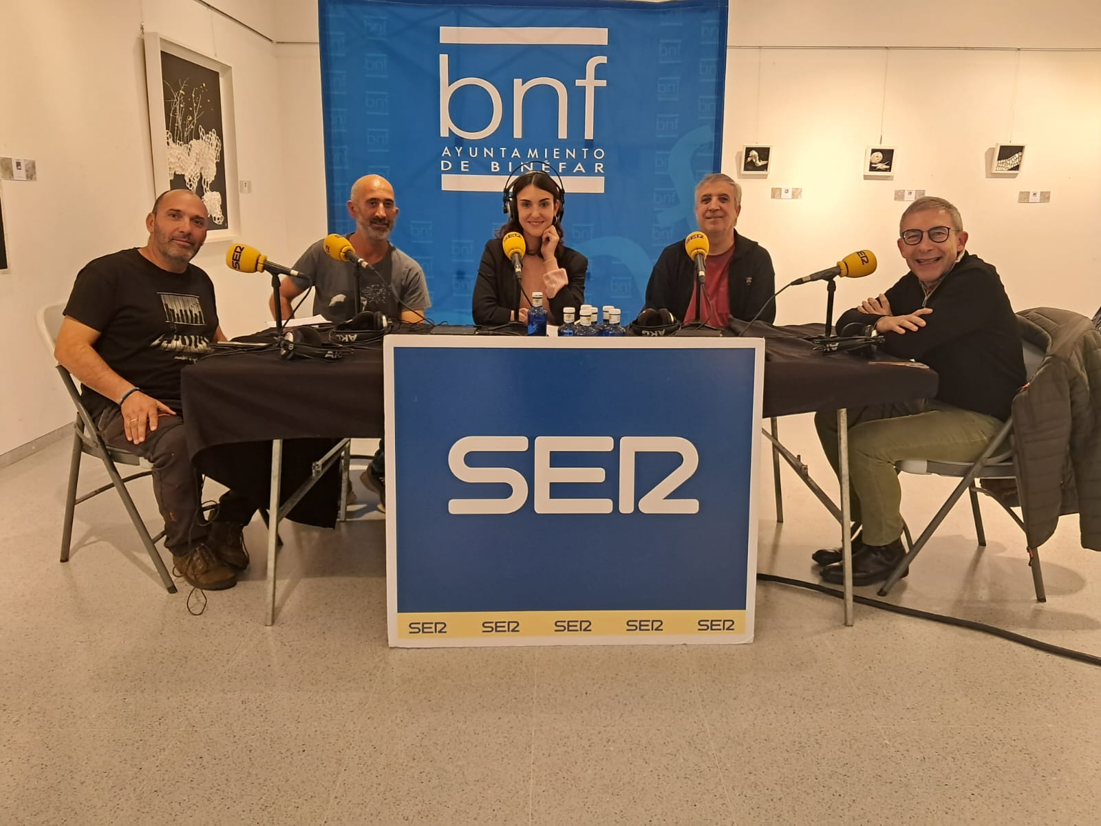 Chemis Ferrer, Javier Miguel, Josep Esplugas y Agustín Aquilué. Programa especial Territorio Sonoro.