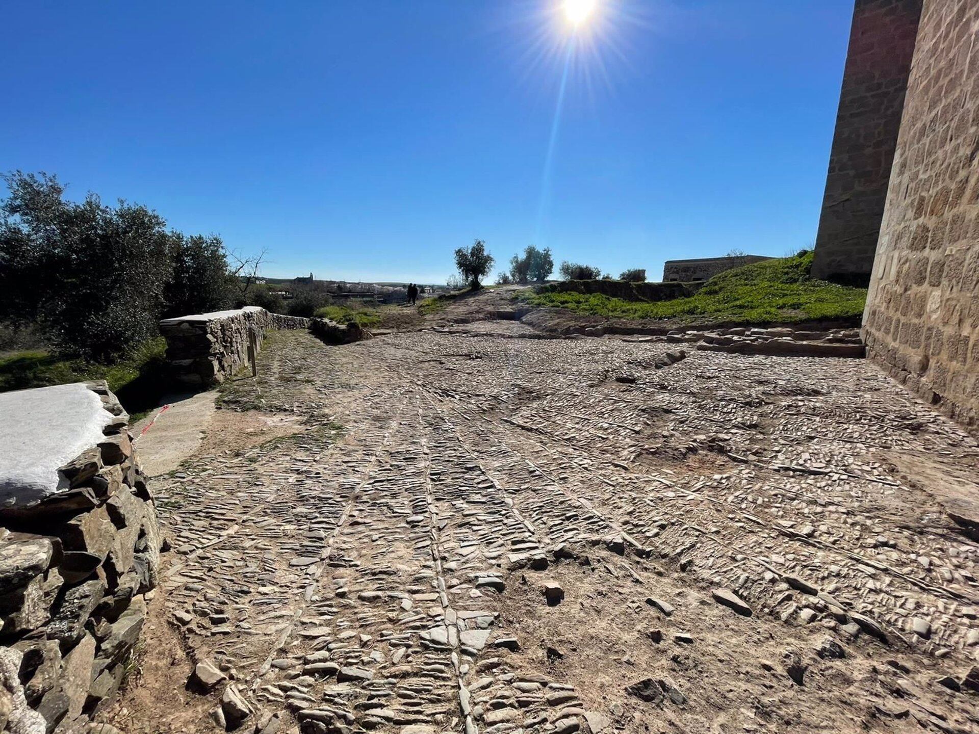 Pavimento del Castillo de Belalcázar