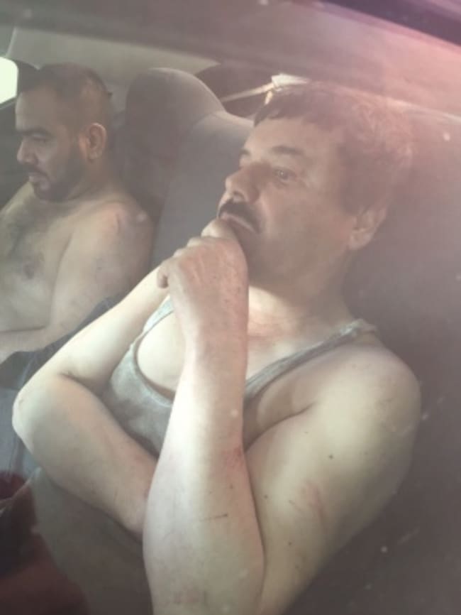 Primera imagen del narcotraficante Joaquín 'El Chapo' Guzmán filtrada a medios locales