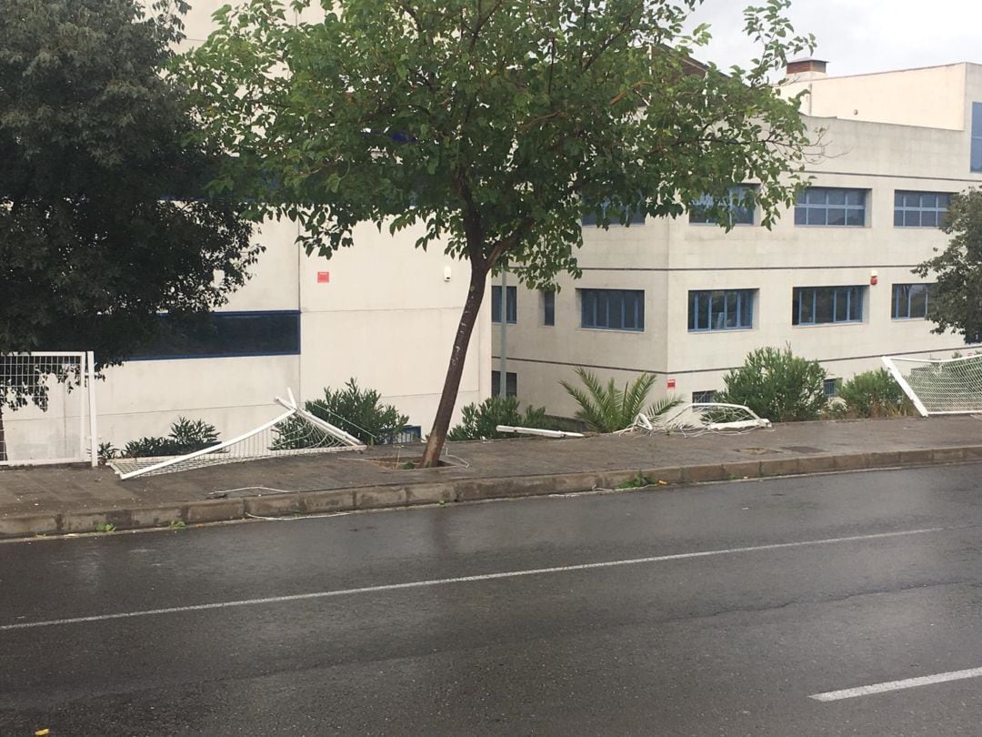 El coche ha caído en esta zona