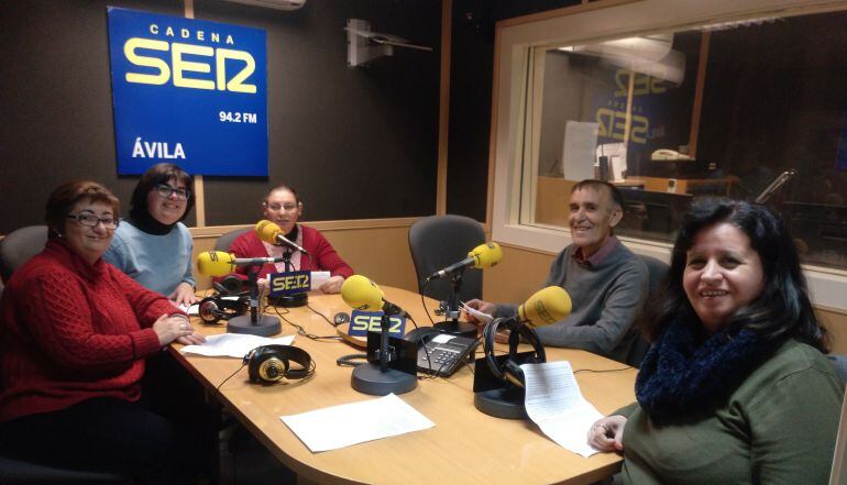 Amalia, Ángela, Nieves, José Luis y Ana