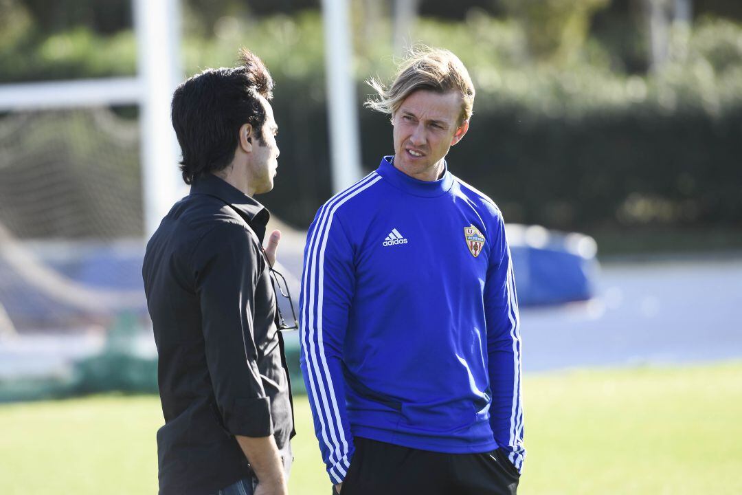 Guti en el campo Anexo. 