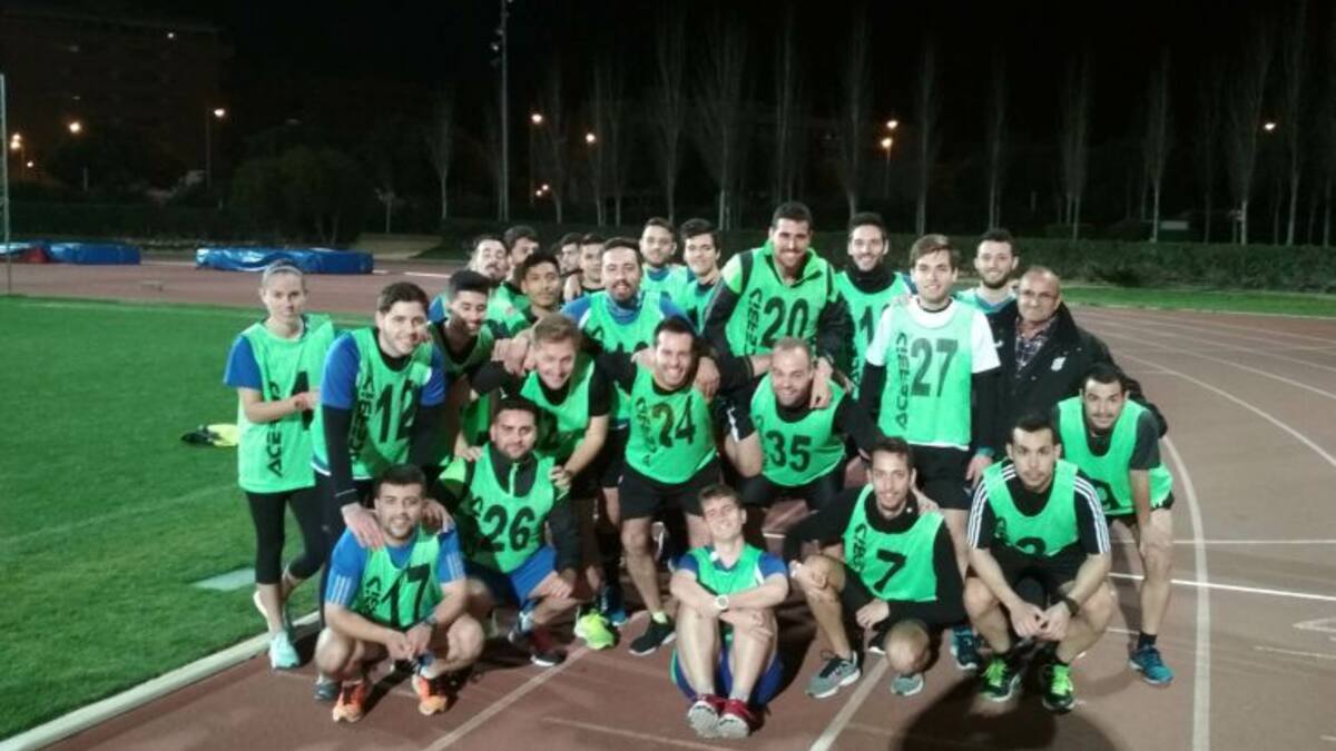 Los árbitros, en forma