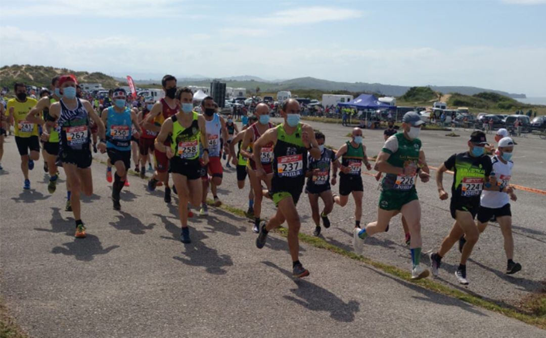 Ignacio Cardona durante la carrera.