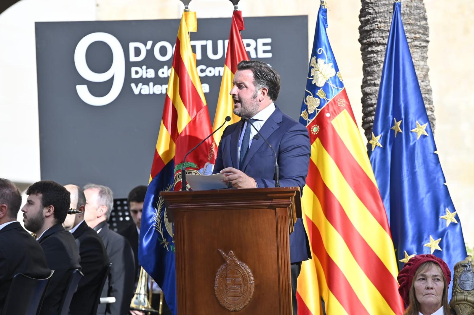 Pablo Ruz, alcalde de Elche en el 9 d'Octubre