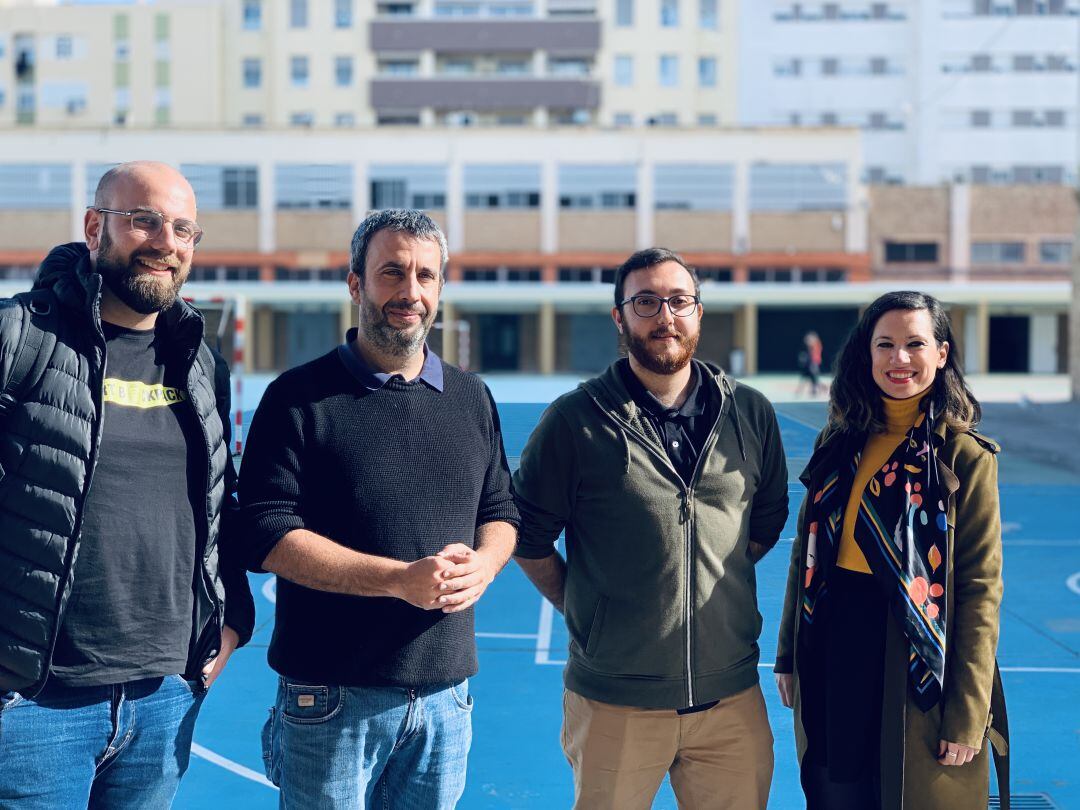 Julio Pérez y Juan Manuel Naranjo han participado en las jornadas de emprendizaje de Salesianos Cádiz