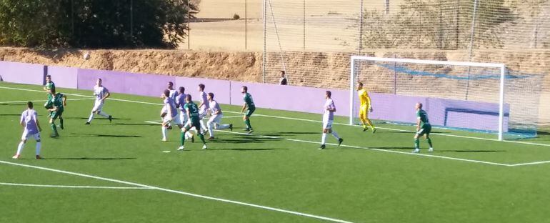 Imagen del partido jugado en la primera vuelta en los anexos del José Zorrilla