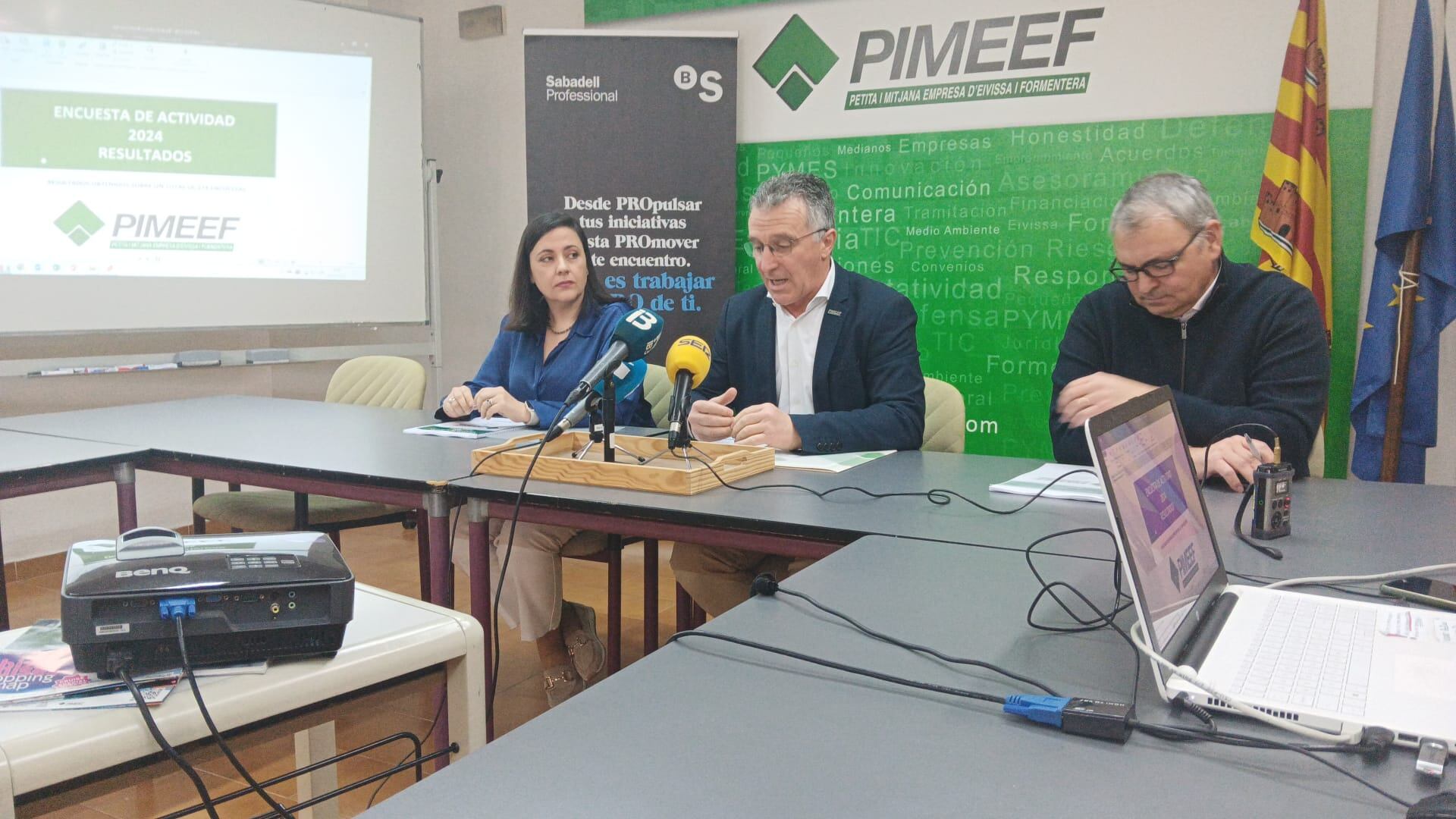 Imagen de archivo de los responsables de Pimeef