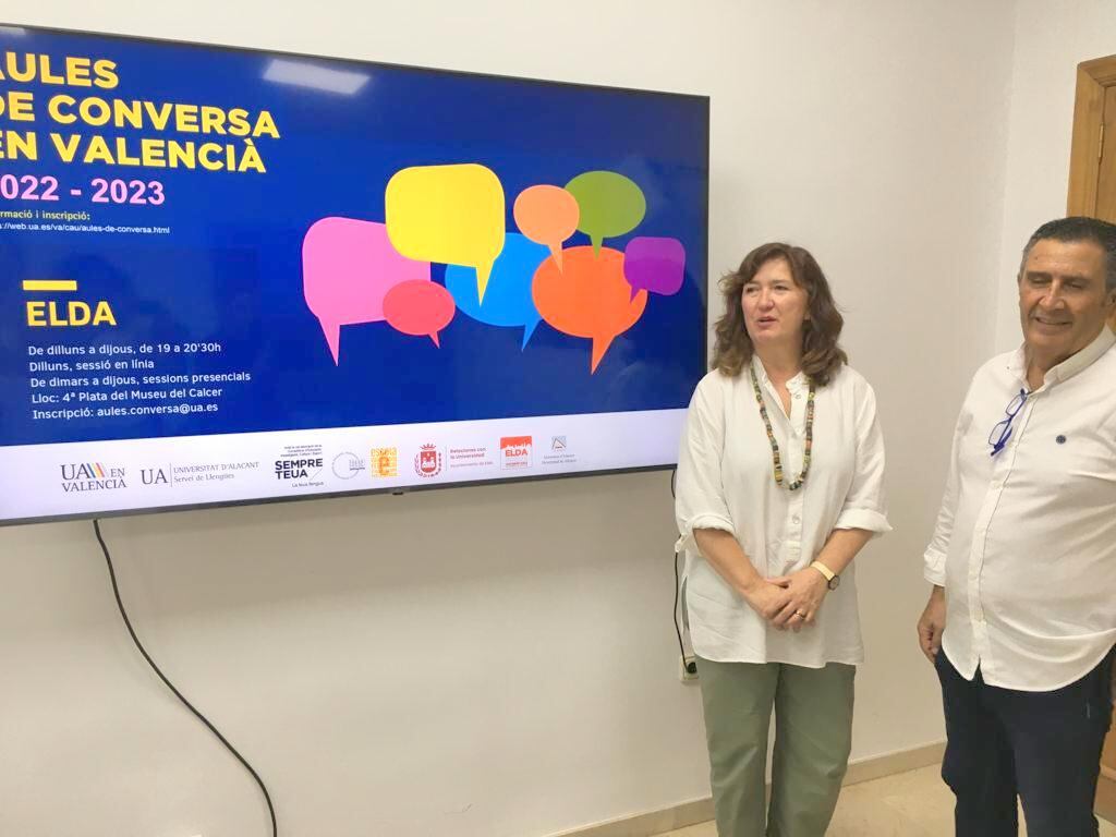 Presentación aula conversación en valenciano