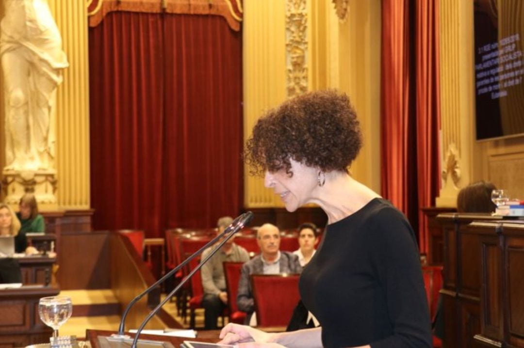 Patricia Font va defensar la PNL per incrementar el control de la qualitat de l'aire de Menorca.