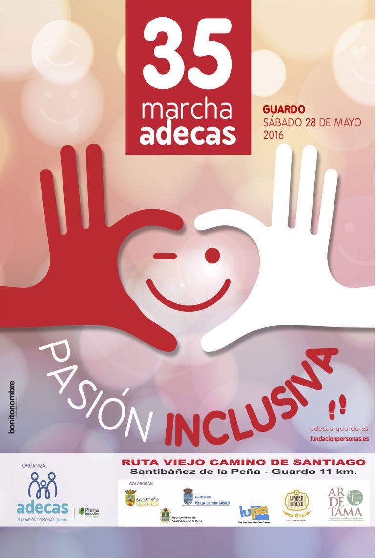 Cartel anunciador de la Marcha