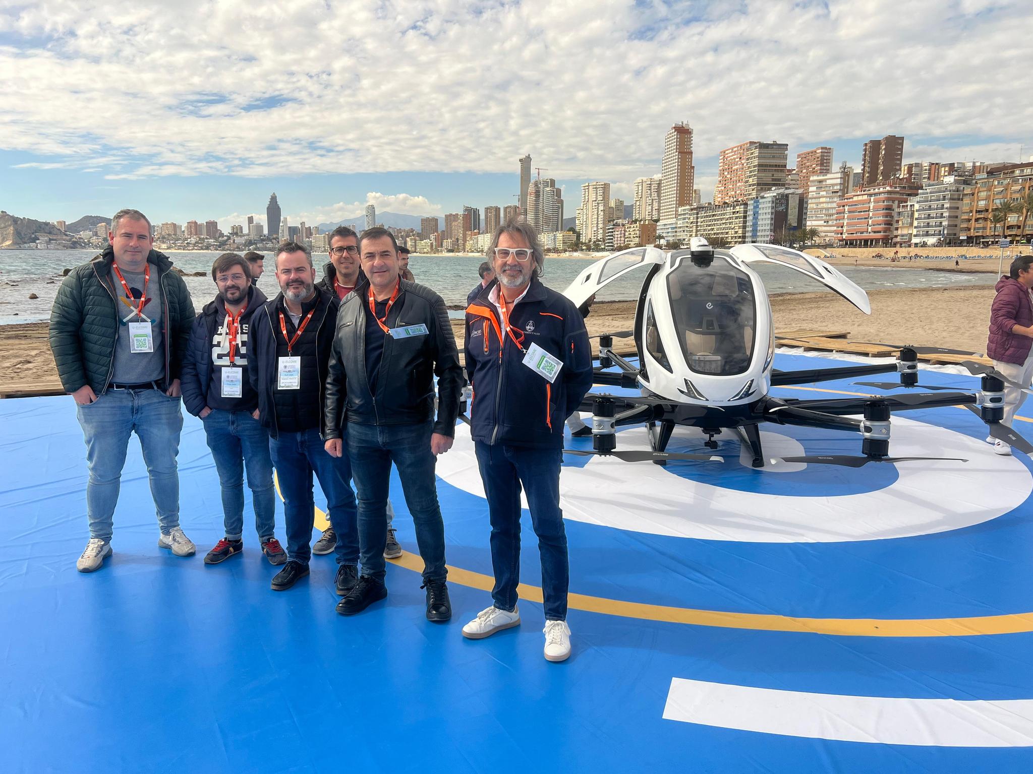 Presentación del proyecto de drones para emergencias en Benidorm