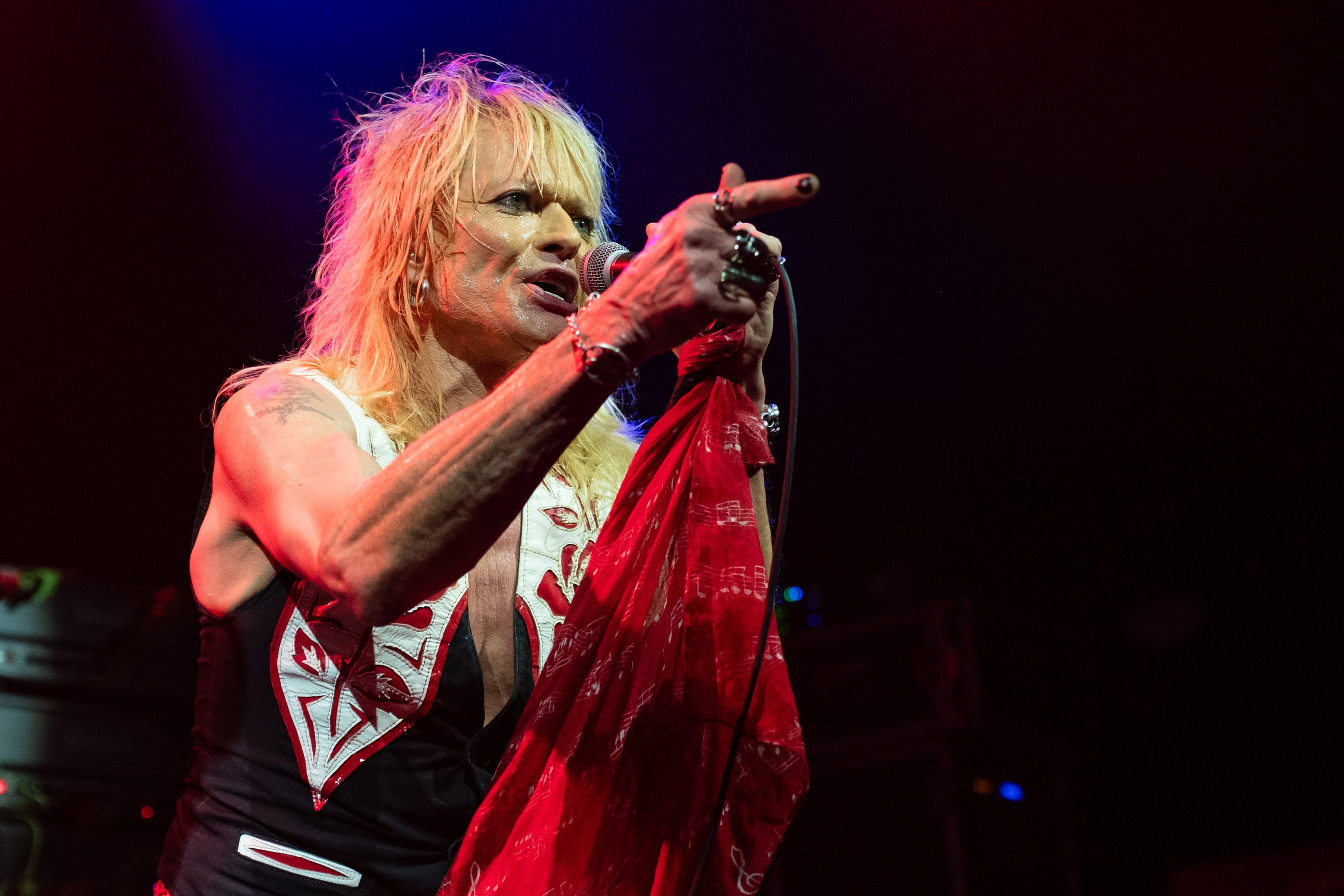 Michael Monroe en un concierto reciente