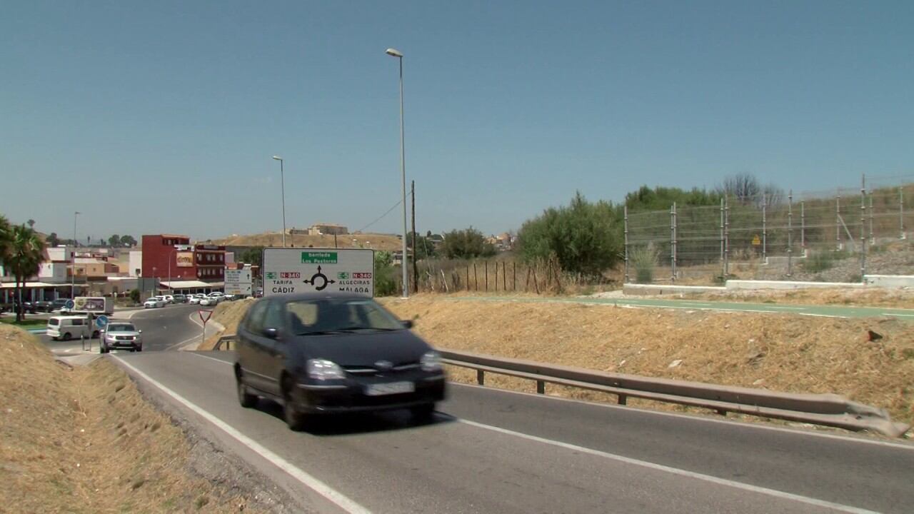 Obras en la carretera de Los Yankis