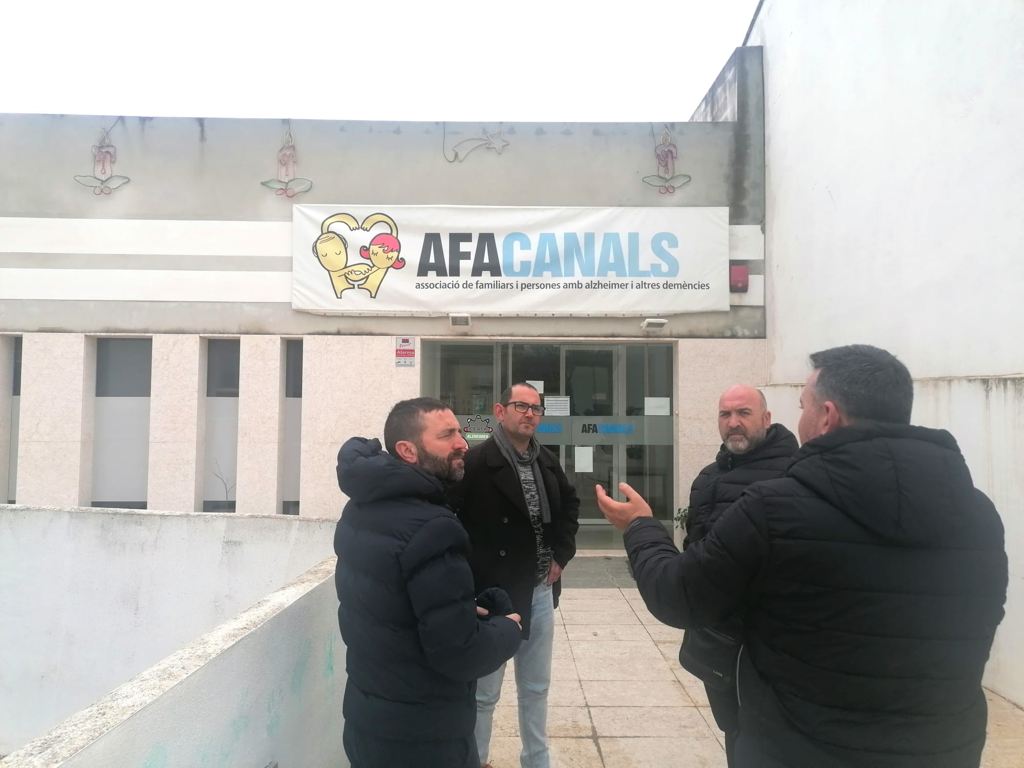 Visita de SUMA&#039;T al Centro de Alzhéimer de Canals