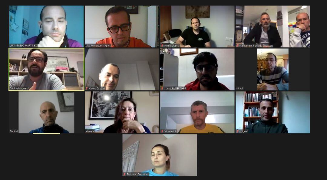 Reunión telemática con los representantes de los municipios